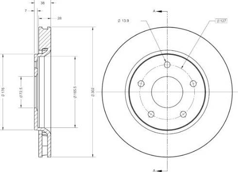 Remy RAD2345C - Discofreno autozon.pro