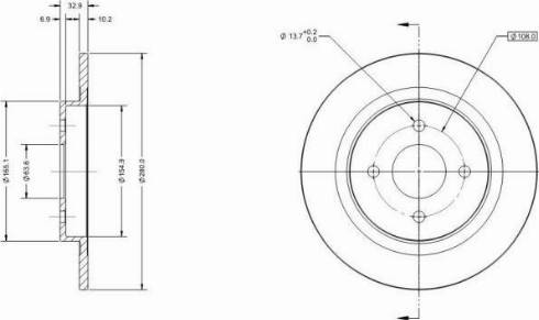 Remy RAD2306C - Discofreno autozon.pro