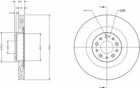 Remy RAD2316C - Discofreno autozon.pro