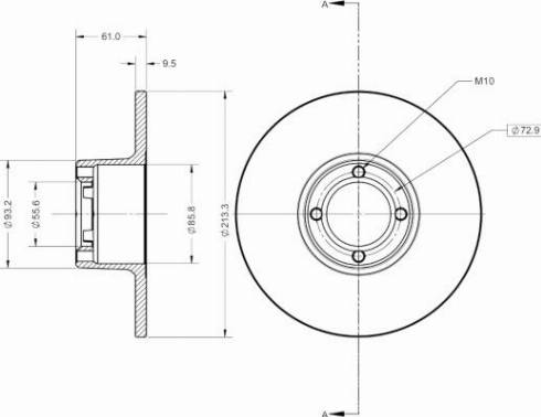 Remy RAD2385C - Discofreno autozon.pro