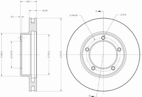 Remy RAD2387C - Discofreno autozon.pro