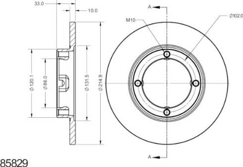 Remy RAD2325C - Discofreno autozon.pro