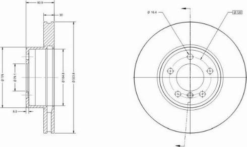 Remy RAD2327C - Discofreno autozon.pro