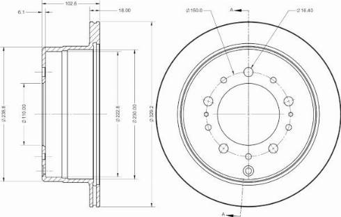 Remy RAD2374C - Discofreno autozon.pro