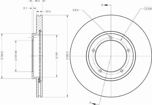 Remy RAD2376C - Discofreno autozon.pro