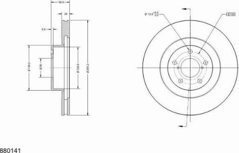 Remy RAD2242C - Discofreno autozon.pro