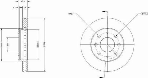 Remy RAD2250C - Discofreno autozon.pro