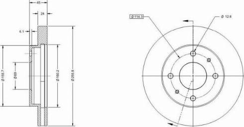 Remy RAD2211C - Discofreno autozon.pro