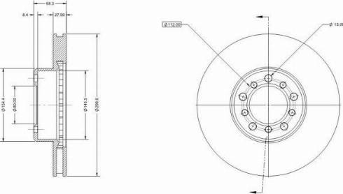 Remy RAD2282C - Discofreno autozon.pro