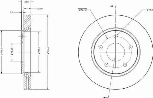 Remy RAD2229C - Discofreno autozon.pro