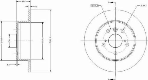 Remy RAD2225C - Discofreno autozon.pro