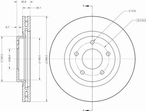 Remy RAD2223C - Discofreno autozon.pro