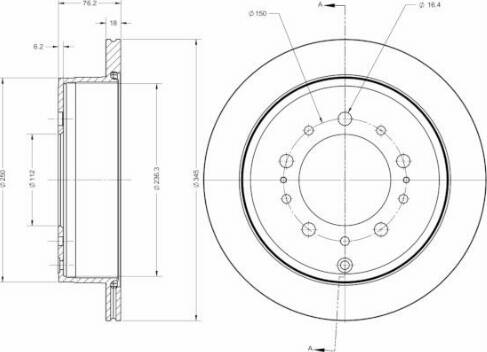 Remy RAD2278C - Discofreno autozon.pro