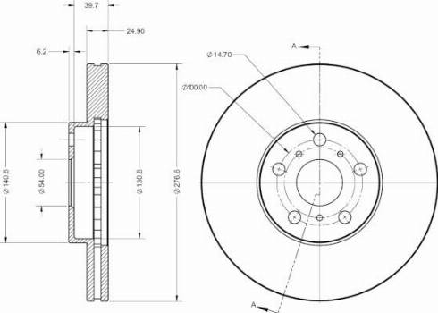 Remy RAD2735C - Discofreno autozon.pro