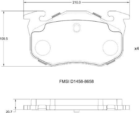 Remy RAP1060 - Kit pastiglie freno, Freno a disco autozon.pro