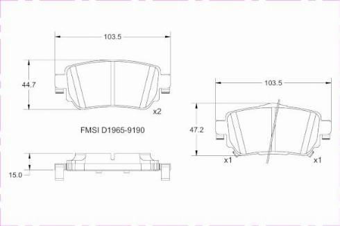 Remy RAP1161 - Kit pastiglie freno, Freno a disco autozon.pro