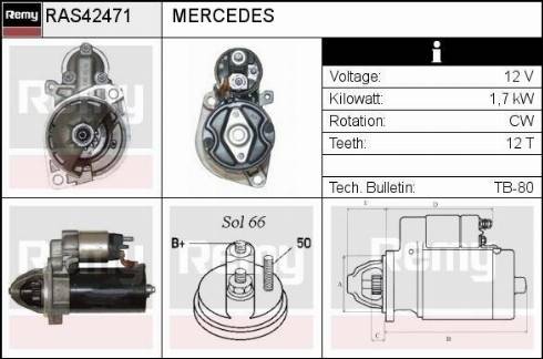 Remy RAS42471 - Motorino d'avviamento autozon.pro