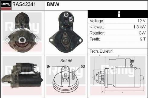 Remy RAS42341 - Motorino d'avviamento autozon.pro