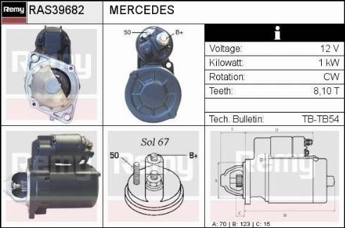 Remy RAS39682 - Motorino d'avviamento autozon.pro