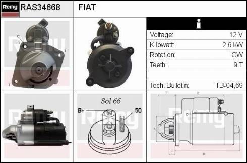 Remy RAS34668 - Motorino d'avviamento autozon.pro