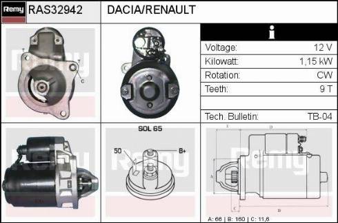 Remy RAS32942 - Motorino d'avviamento autozon.pro