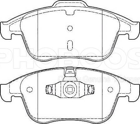 RENAULT 440608746R - Kit pastiglie freno, Freno a disco autozon.pro