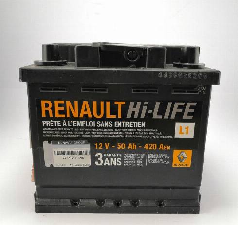 RENAULT 7711238596 - Batteria avviamento autozon.pro