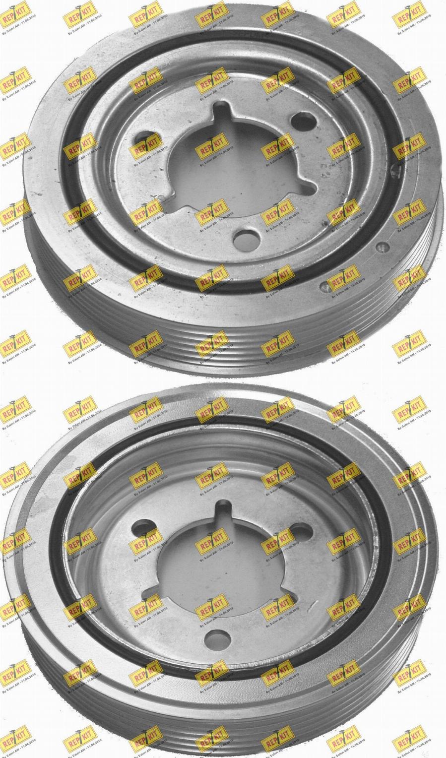 REPKIT RKT9069 - Puleggia cinghia, Albero a gomiti autozon.pro