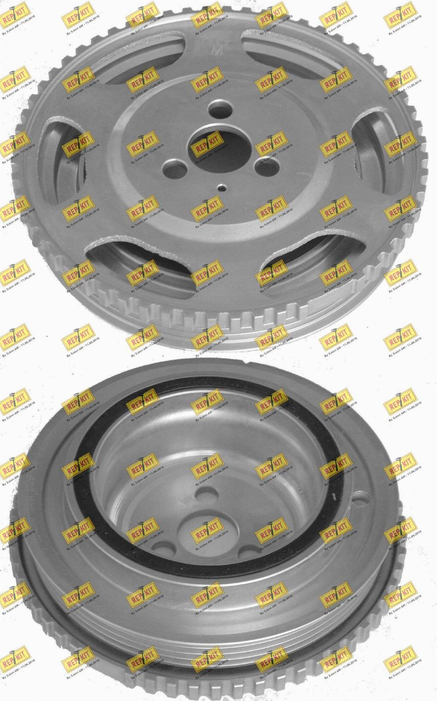 REPKIT RKT9068 - Puleggia cinghia, Albero a gomiti autozon.pro