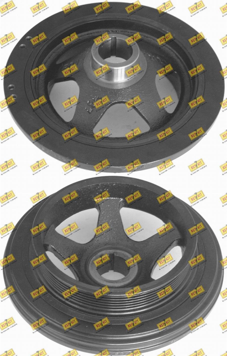 REPKIT RKT9137 - Puleggia cinghia, Albero a gomiti autozon.pro