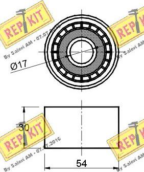 REPKIT RKT1862 - Galoppino / Guidacinghia, Cinghia Poly-V autozon.pro