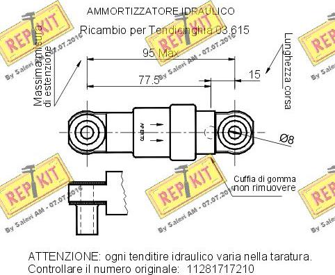 REPKIT RKT1226 - Smorzatore vibrazioni, Cinghia Poly-V autozon.pro