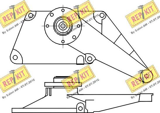 REPKIT RKT1793 - Tendicinghia, Cinghia Poly-V autozon.pro