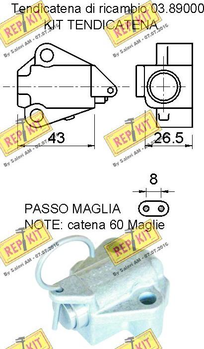 REPKIT RKT8900K - Kit catena distribuzione autozon.pro