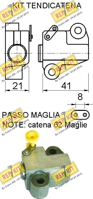 REPKIT RKT8908K - Kit catena distribuzione autozon.pro