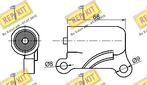 REPKIT RKT2985 - Smorzatore vibrazioni, Cinghia dentata autozon.pro