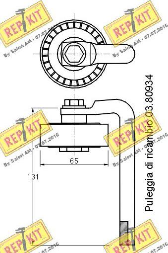 REPKIT RKT2649 - Tendicinghia, Cinghia Poly-V autozon.pro