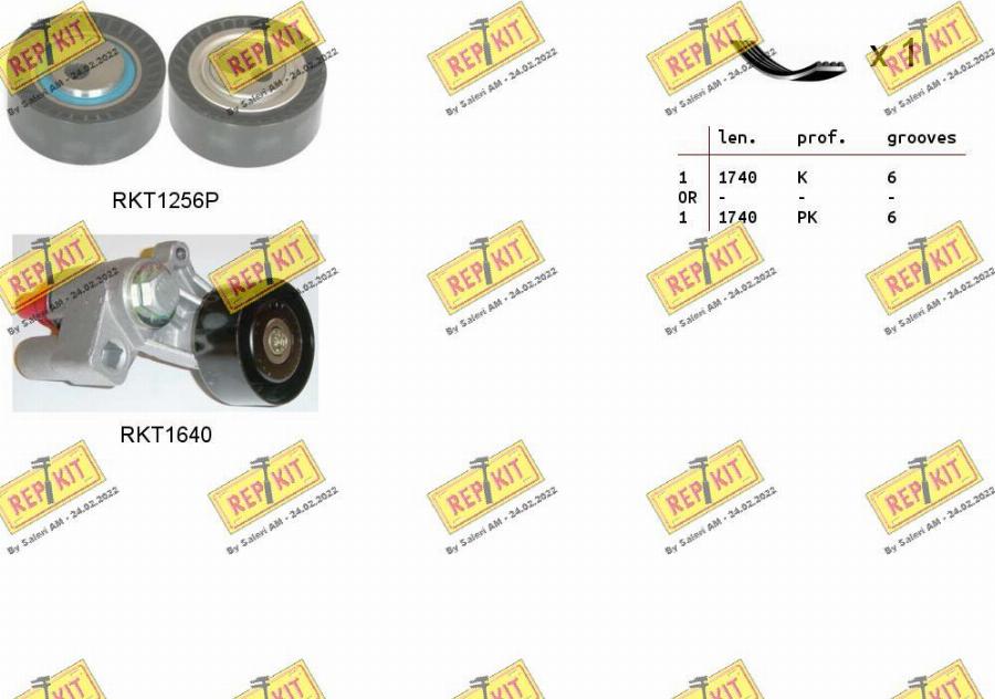 REPKIT RKTA0090 - Kit Cinghie Poly-V autozon.pro