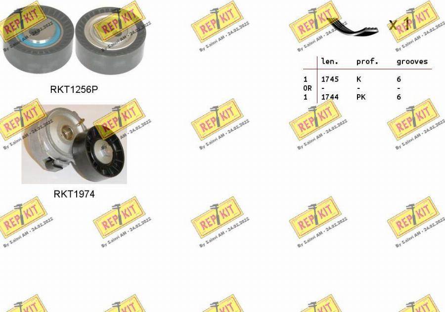 REPKIT RKTA0049 - Kit Cinghie Poly-V autozon.pro