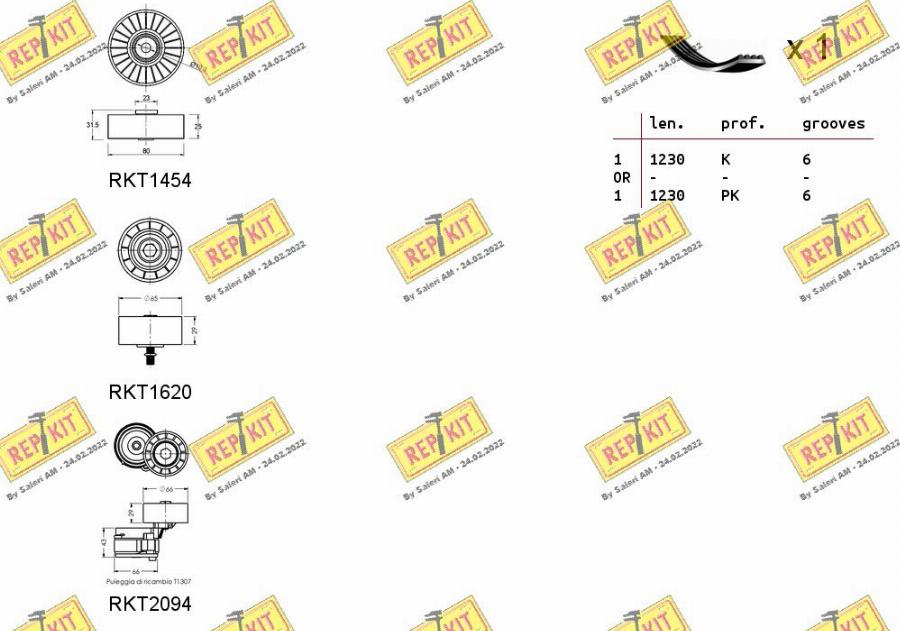 REPKIT RKTA0059 - Kit Cinghie Poly-V autozon.pro