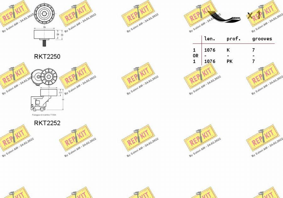 REPKIT RKTA0053 - Kit Cinghie Poly-V autozon.pro