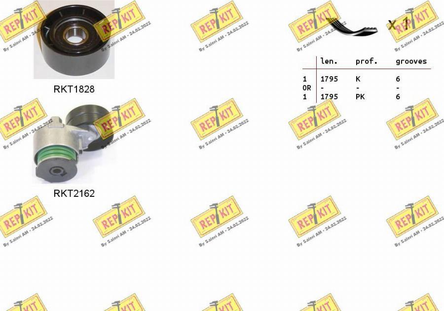 REPKIT RKTA0052 - Kit Cinghie Poly-V autozon.pro