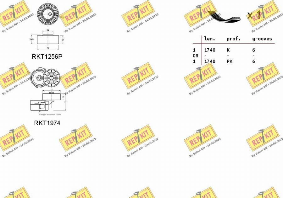 REPKIT RKTA0005 - Kit Cinghie Poly-V autozon.pro