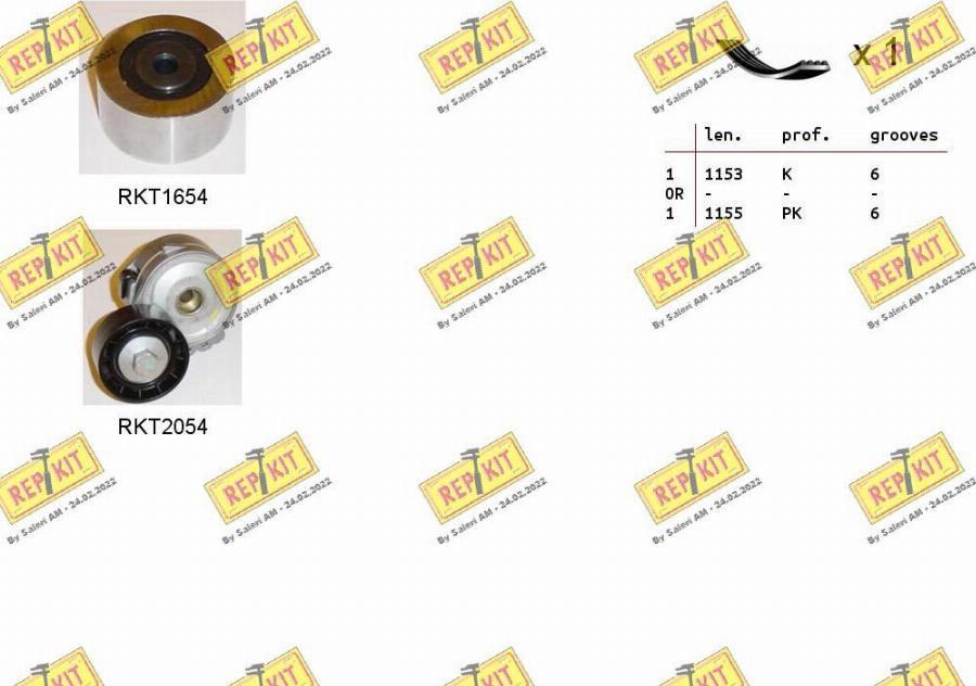 REPKIT RKTA0132 - Kit Cinghie Poly-V autozon.pro