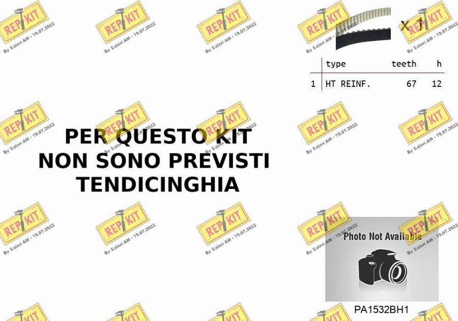 REPKIT RKTK0B04PA3 - Pompa acqua + Kit cinghie dentate autozon.pro