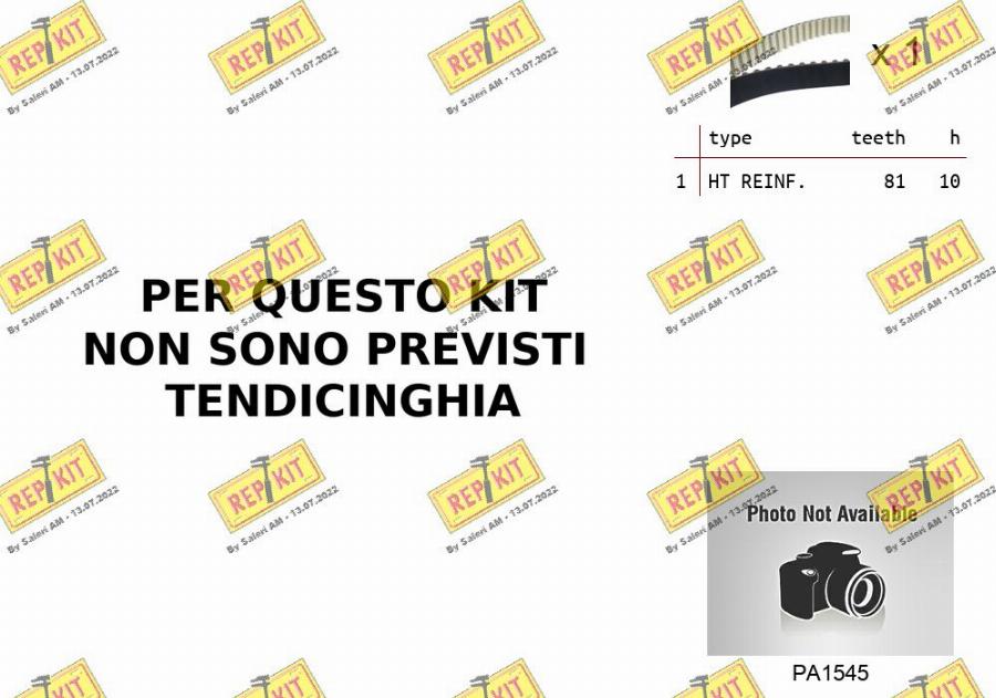 REPKIT RKTK0B02PA - Pompa acqua + Kit cinghie dentate autozon.pro