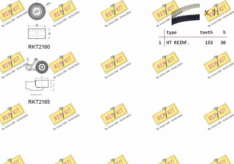 REPKIT RKTK1081 - Kit cinghie dentate autozon.pro