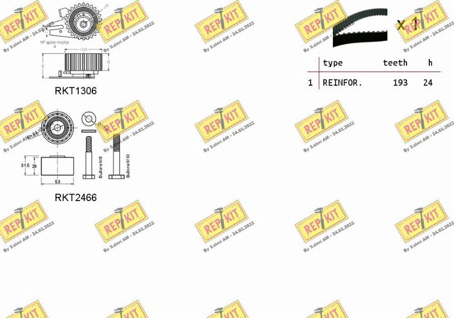 REPKIT RKTK1146 - Kit cinghie dentate autozon.pro