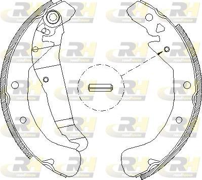 Roadhouse 4422.00 - Ganascia freno autozon.pro