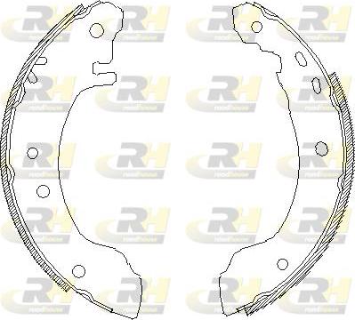 Roadhouse 4508.00 - Ganascia freno autozon.pro